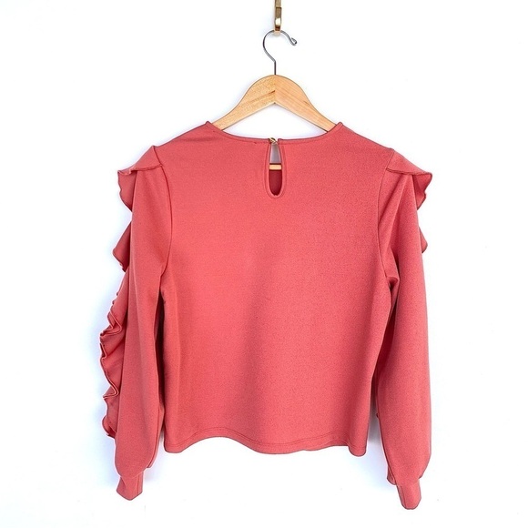 SALE 🛍️ MARC NEW YORK Andrew Marc coral blouse Womens size S - Picture 2 of 8